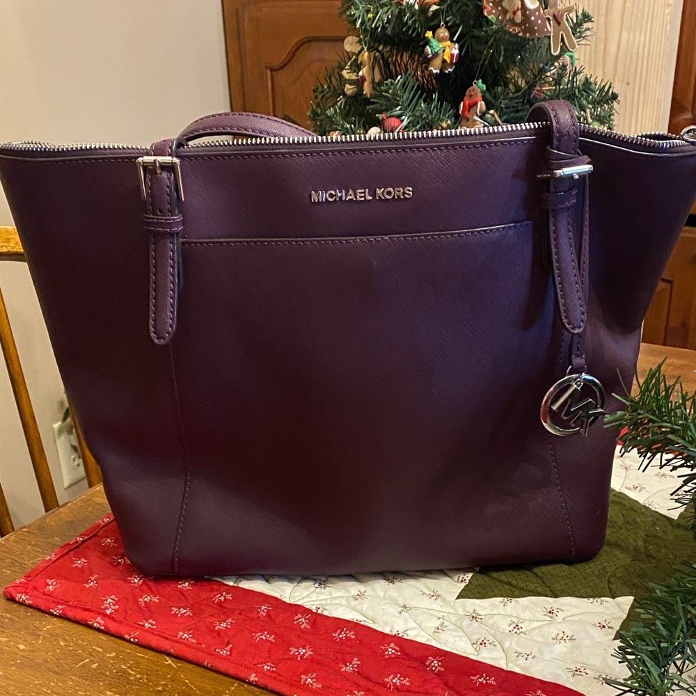 Michael Kors Deep Purple Tote